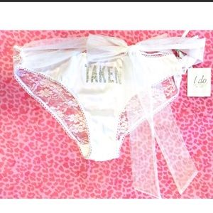 Brand new Victoria's Secret "Taken" panty Medium